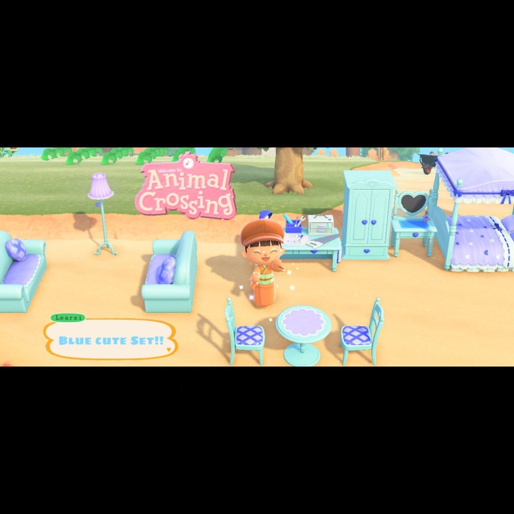 Animal crossing Cute blue set!!